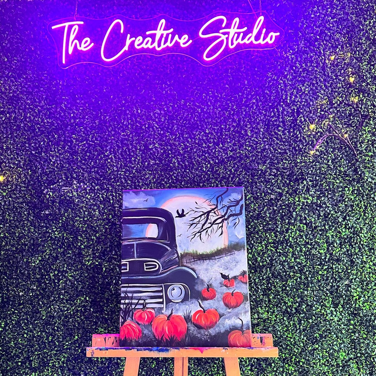 Truckin\u2019 Scary Sip and Paint @ Camas Cove Cellars