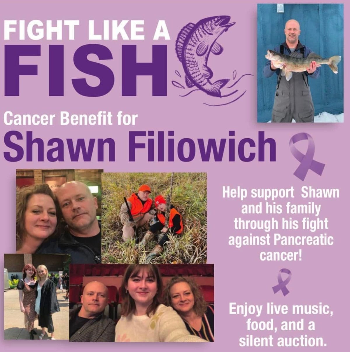 Fight like a Fish! Benefit for Shawn Filiowich