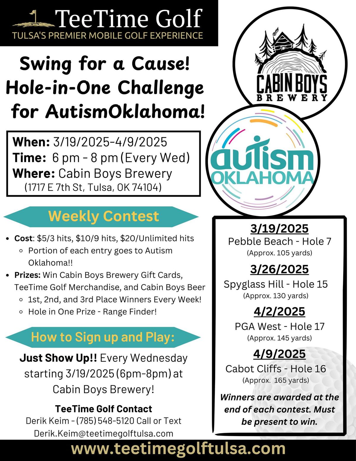 Swing for a Cause with TeeTime Golf