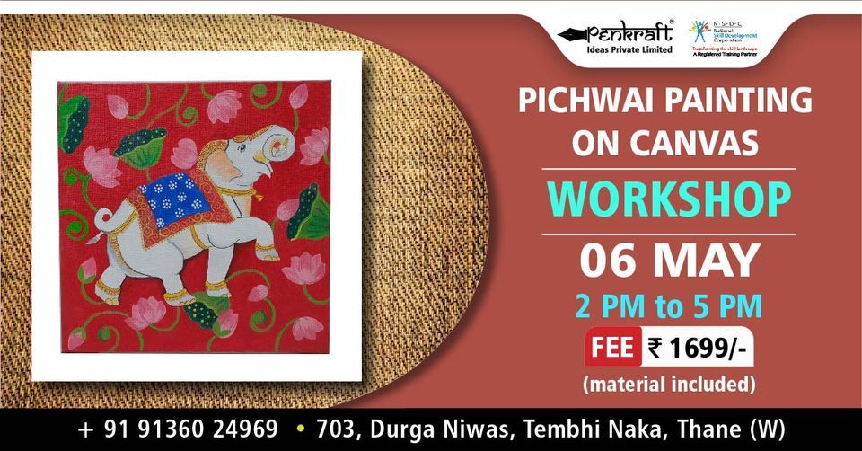 PENRAFT PICHWAI PAINTING ON CANVAS WORKSHOP