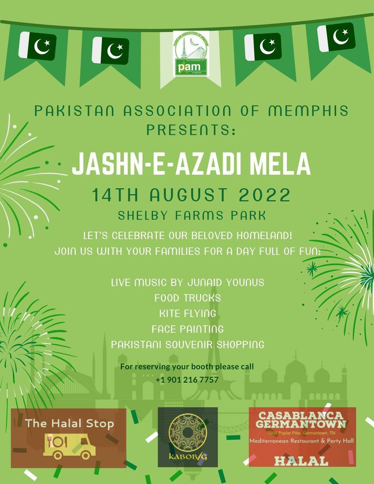 MEMPHIS JASHN-E-AZADI MELA 2022