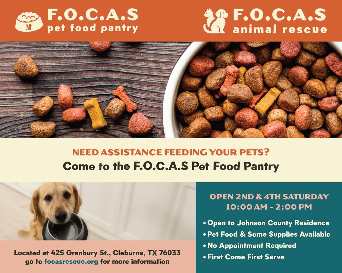 FOCAS Rescue Pet Food Pantry 