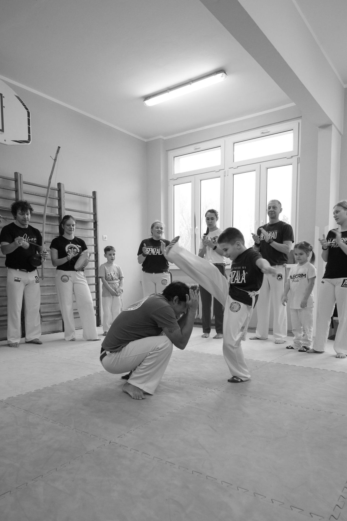 Trening capoeira z Mestre Chiquinho w Poznaniu