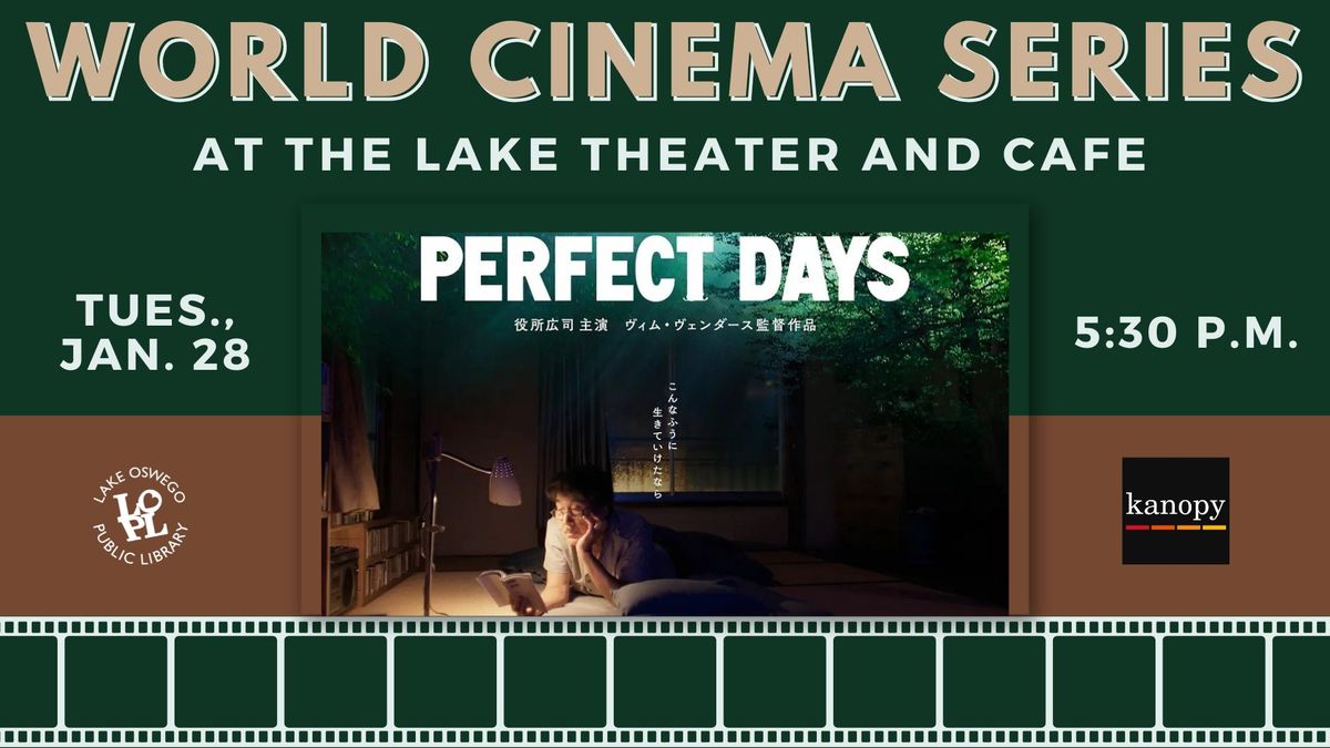 World Cinema Series: Perfect Days (Japanese)