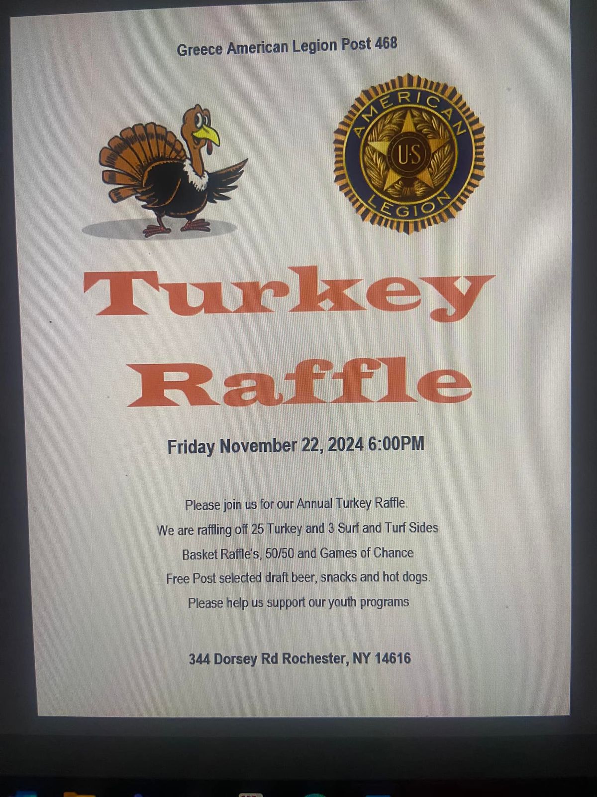 Turkey \ud83e\udd83 Raffle 