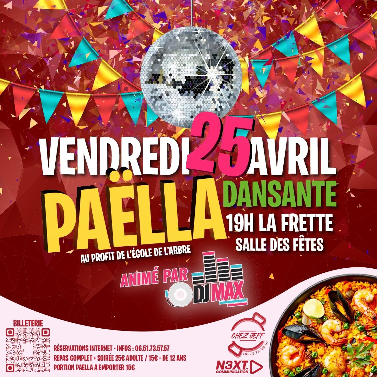 Paella dansante @LA FRETTE 