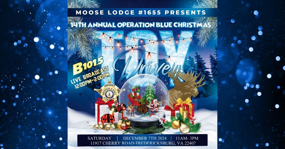 Kristin Nash on location for the 14th Annual Operation Blue Christmas Toy Drive 