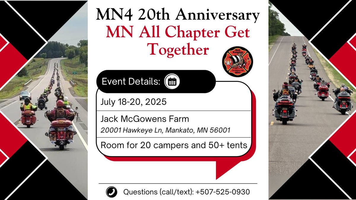 Red Knights MN4 20th Anniversary\/MN All Chapter Get Together 