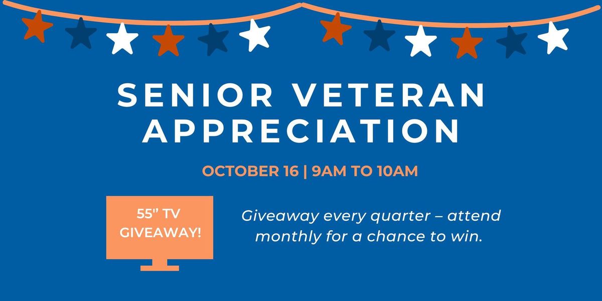 Senior Veteran Appreciation