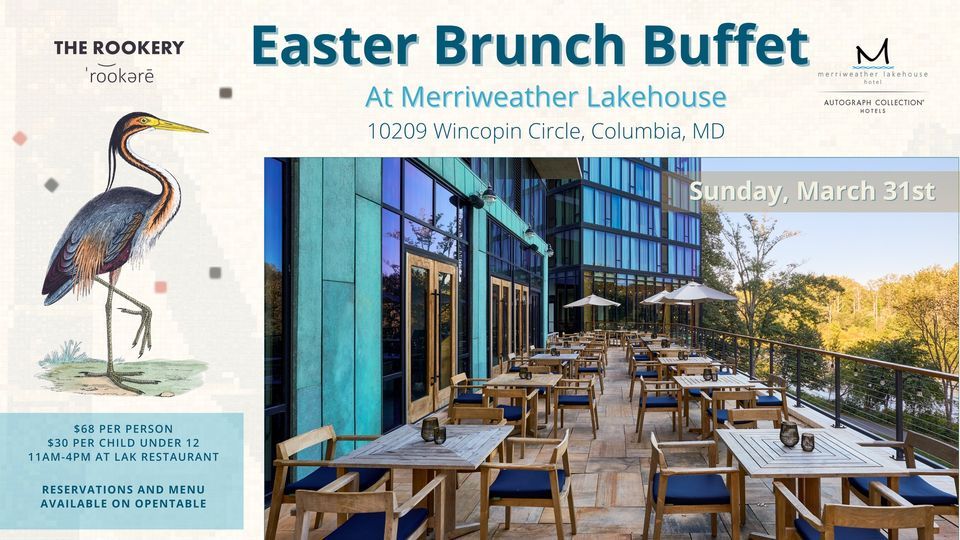 Easter Brunch Buffet at Lak Columbia!