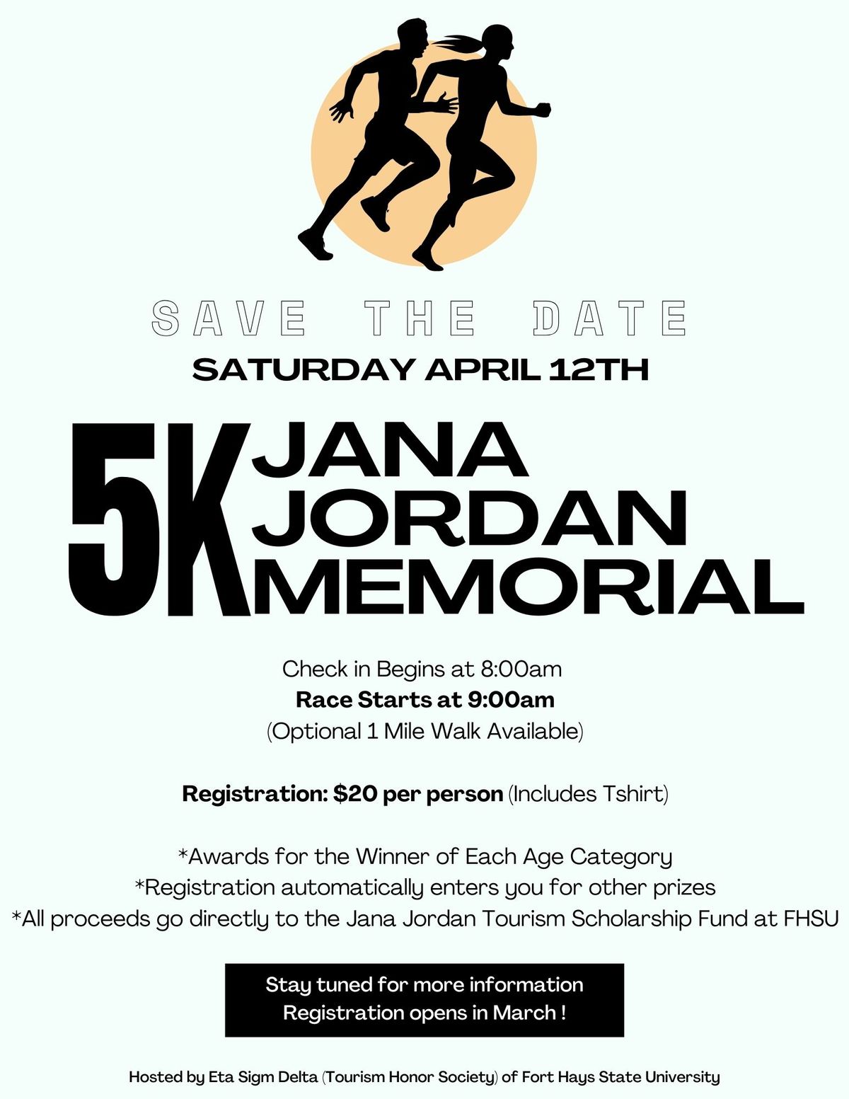 Jana Jordan Memorial 5K\/1-mile walk