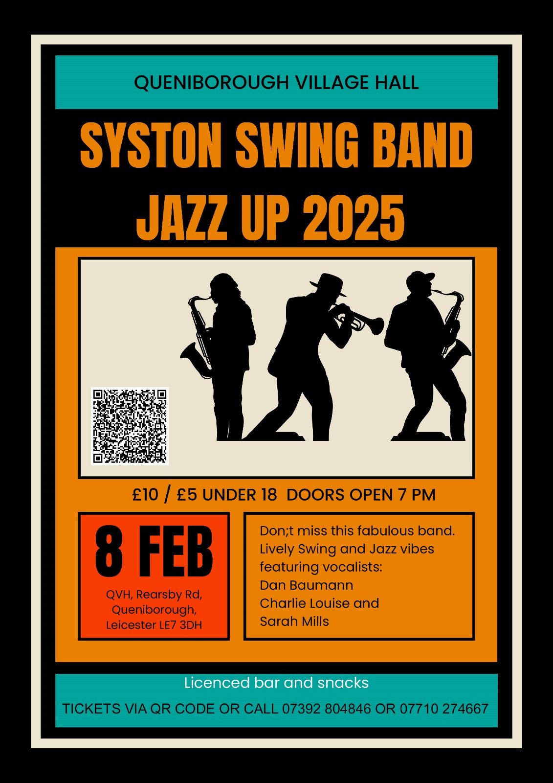 Syston Swing Band - Jazz Up 2025 with live music and dancing