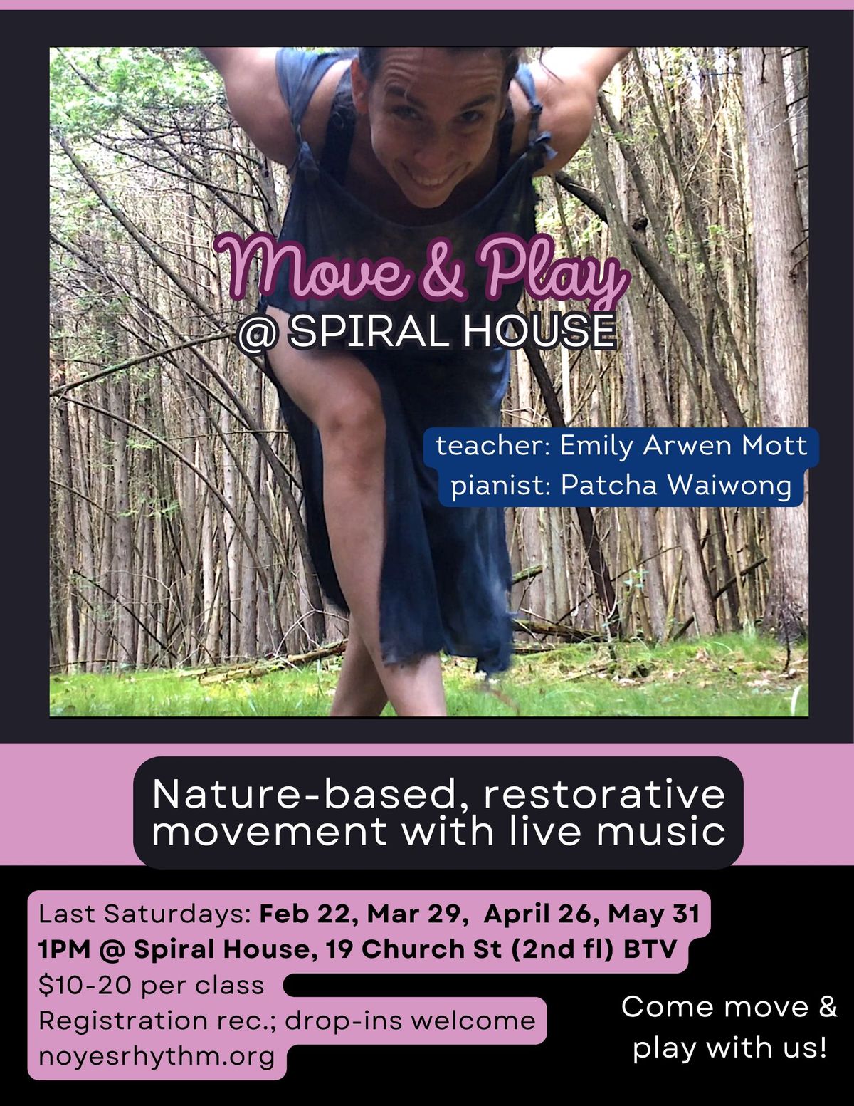 Nature-based Movement Series @spiralhousecollective