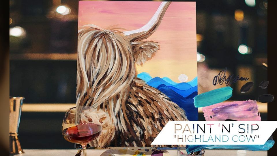 Portsmouth Paint n Sip -"Highland Cow"