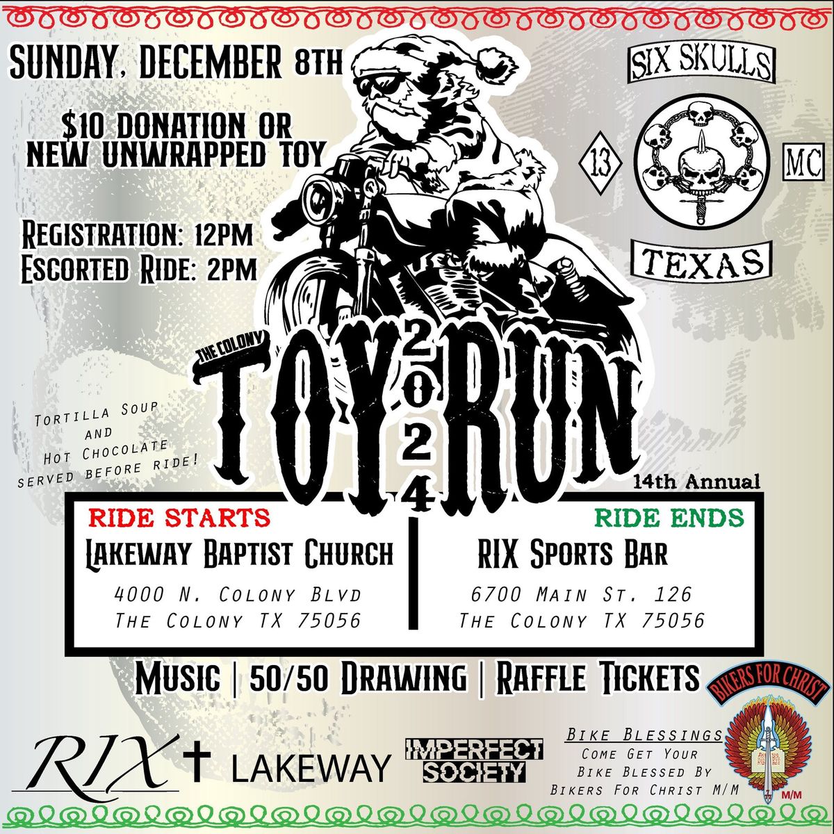 14th annual Toy Run for The City of The Colony 