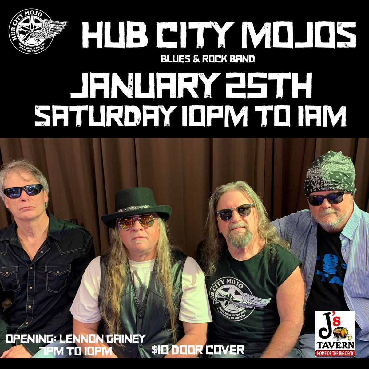 HUB CITY MOJOS Blues & Rock Band