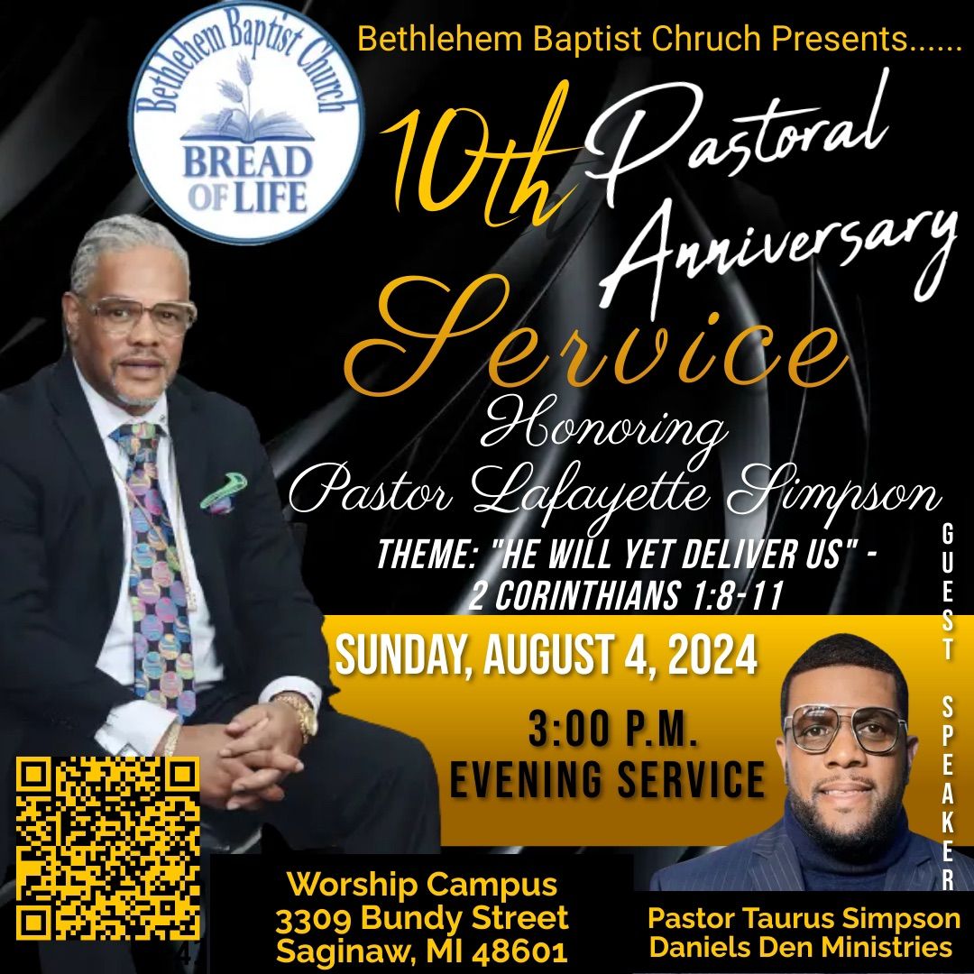 10th Pastoral Anniversary Service 