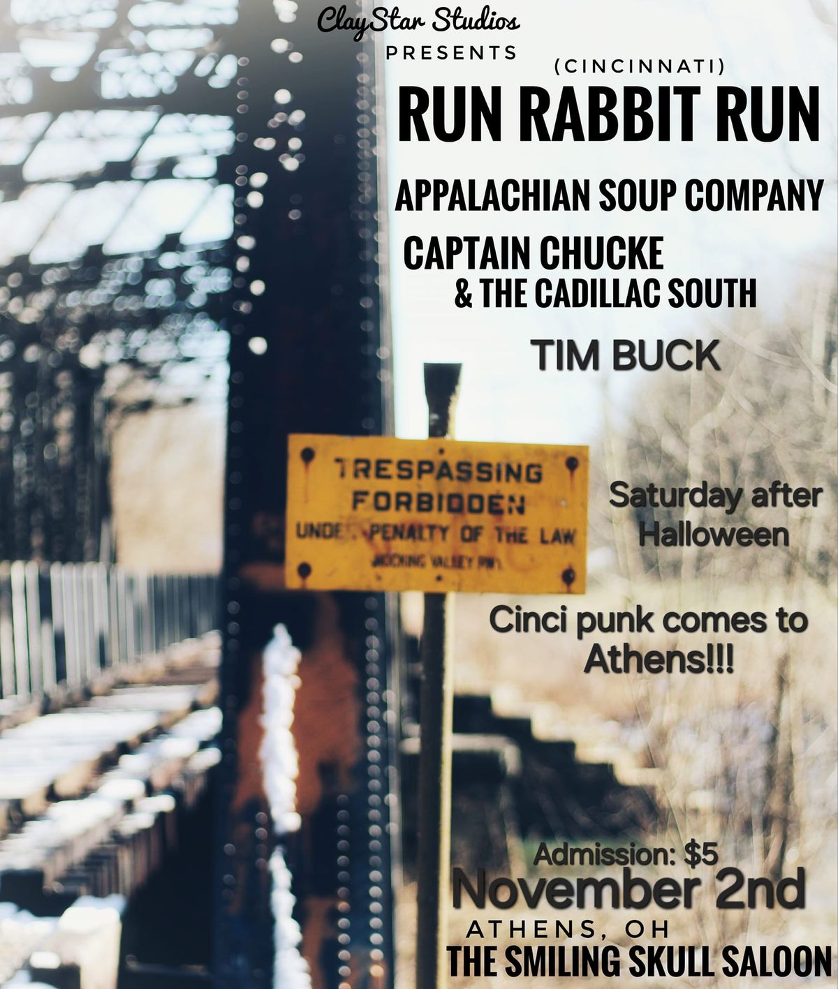 Run Rabbit Run @ the Smiling Skull Saloon 