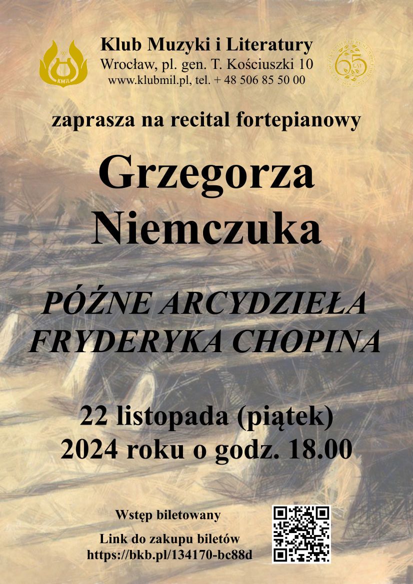 Recital fortepianowy Grzegorza Niemczuka