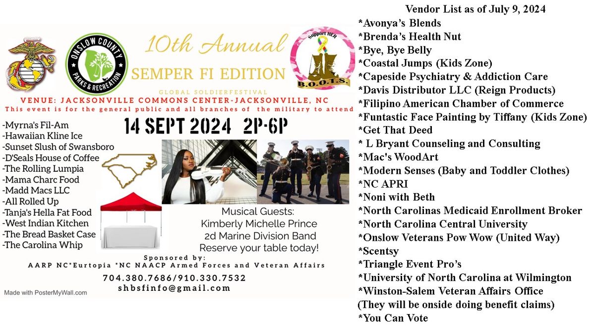 "Semper Fi" Edition-10th Annual Global SoldierFestival