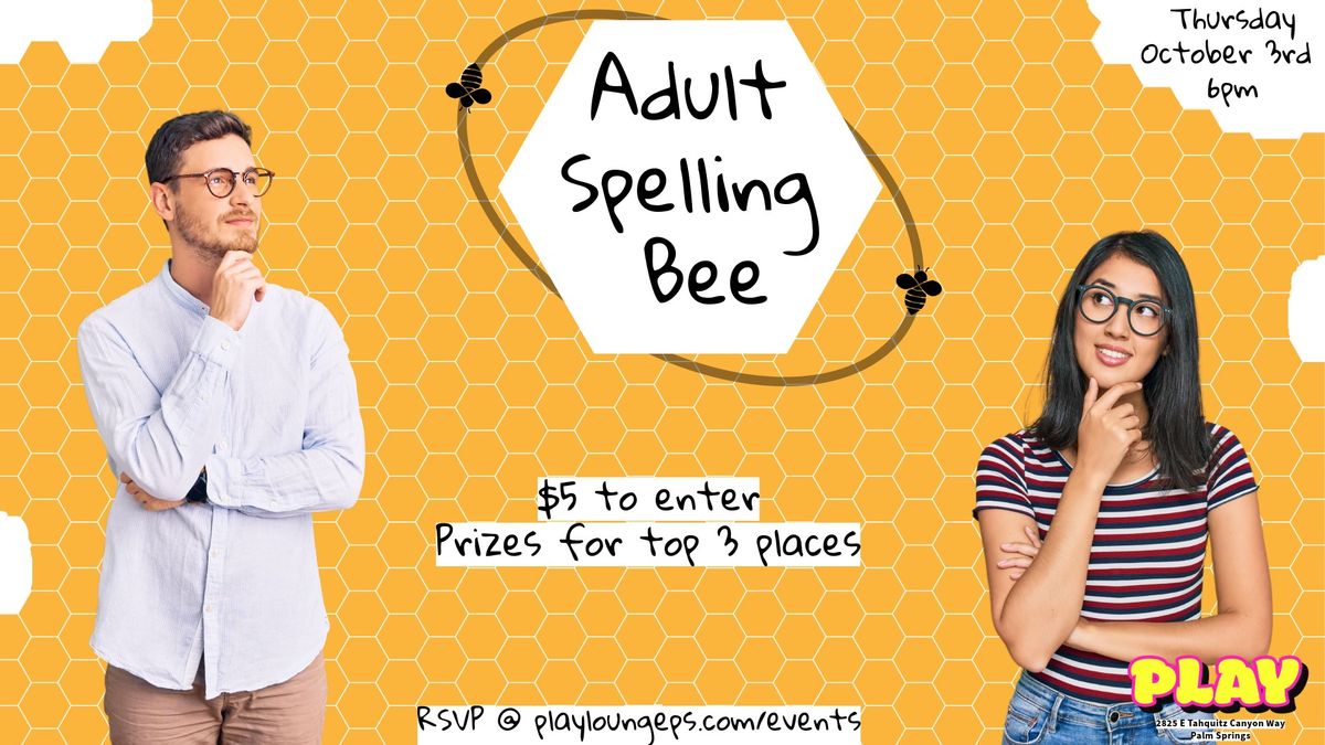 Adult Spelling Bee