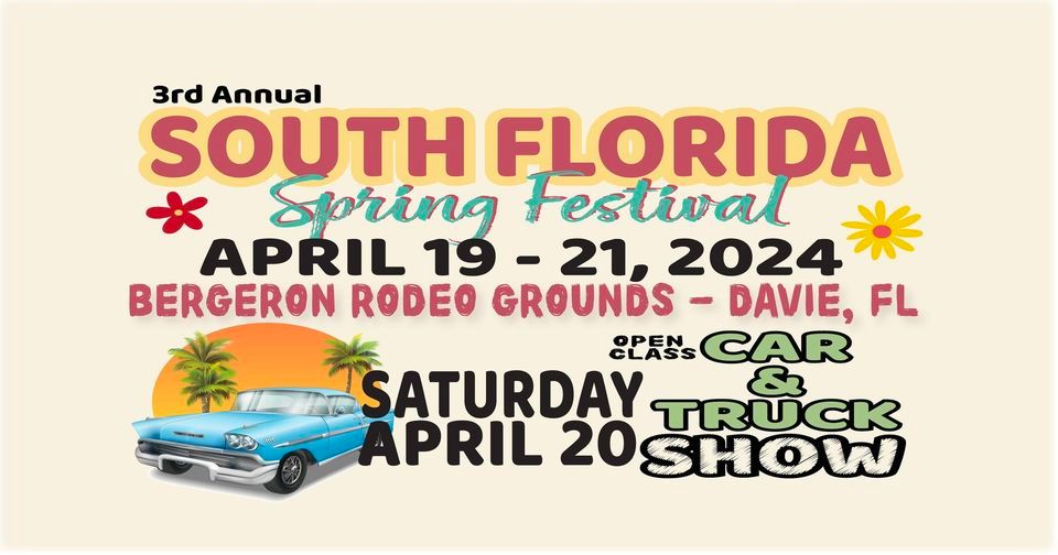 Car & Truck Show at the South Florida Spring Festival 