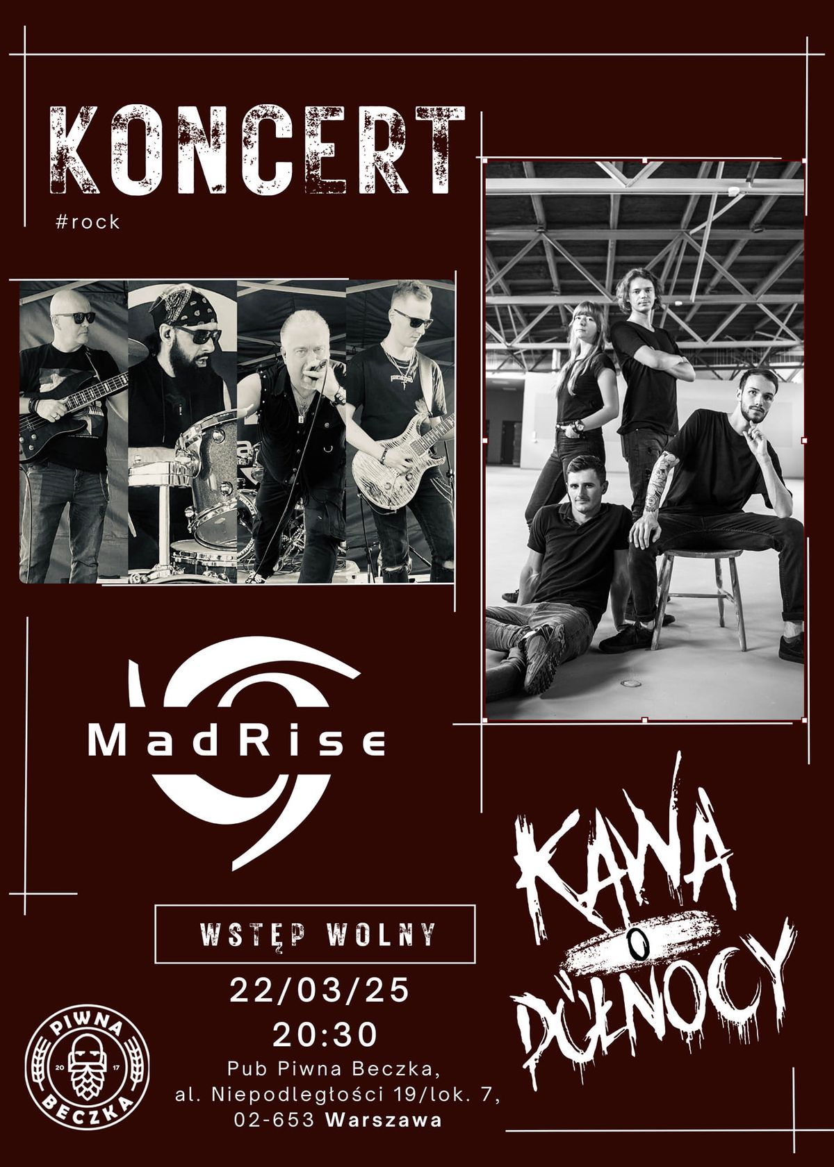 Kawa o P\u00f3\u0142nocy x MadRise | 22\/03\/25 | WARSZAWA 