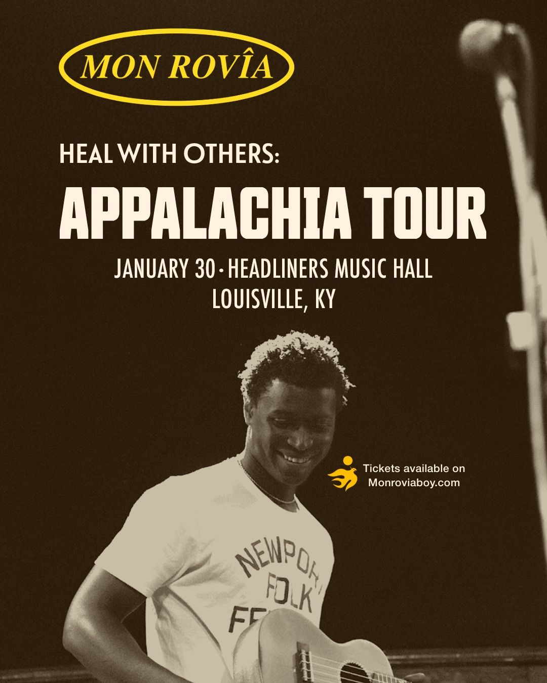 Mon Rov\u00eea - Heal With Others: Appalachia Tour- Headliners Music Hall (Louisville, KY)