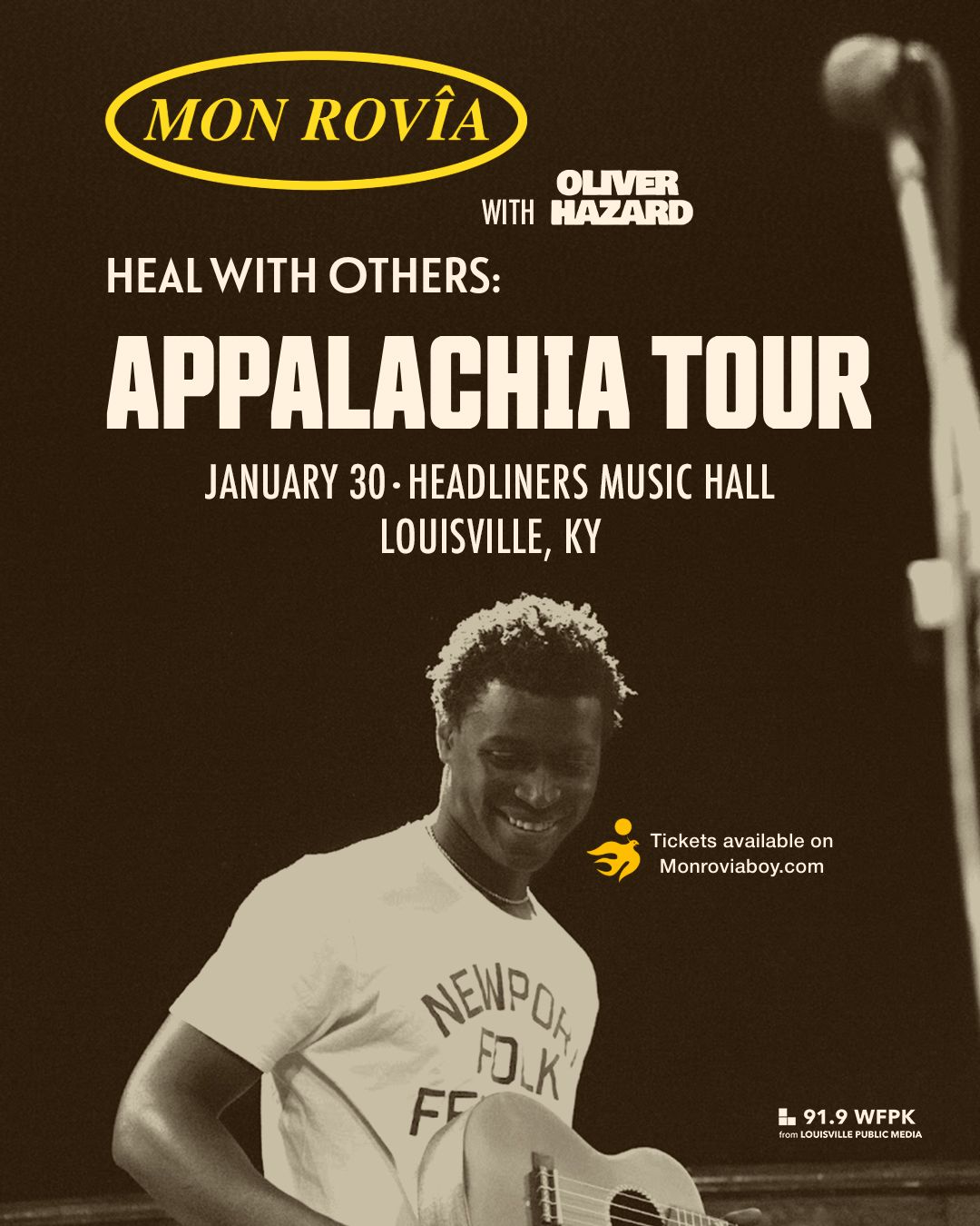 Mon Rov\u00eea - Heal With Others: Appalachia Tour- Headliners Music Hall (Louisville, KY)