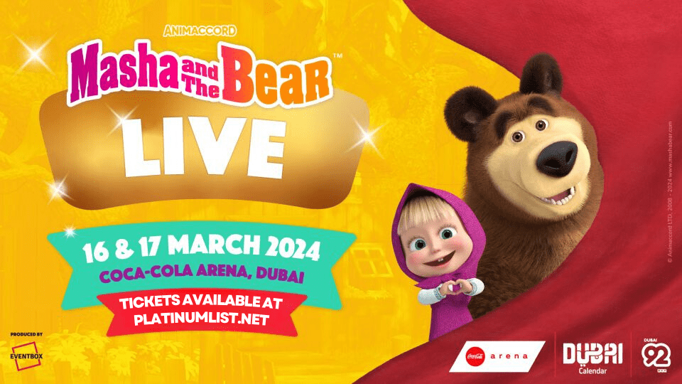 Masha & the Bear Live in Coca-Cola Arena, Dubai
