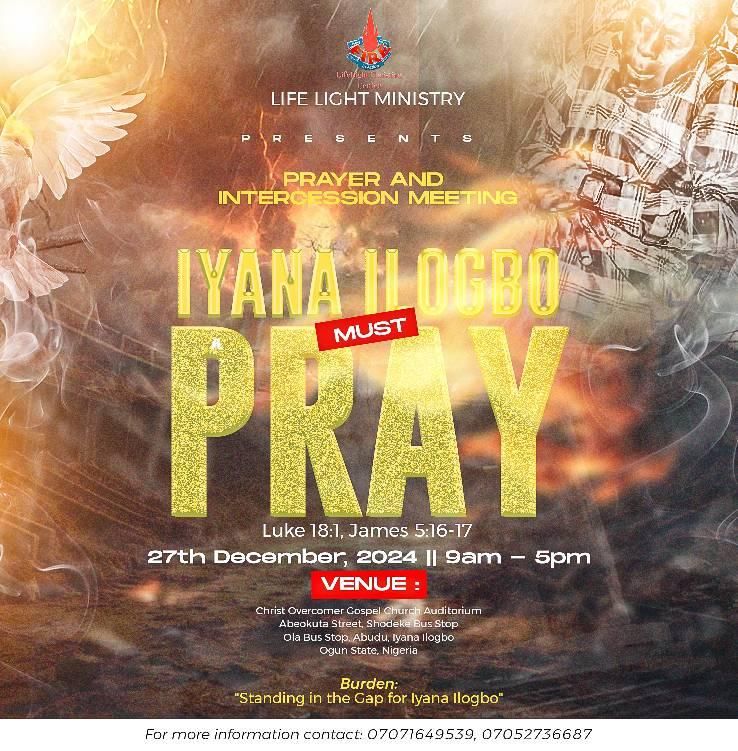 IYANA ILOGBO MUST PRAY 