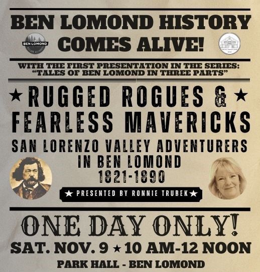 Rugged Rogues & Fearless Mavericks: History Talk at Park Hall