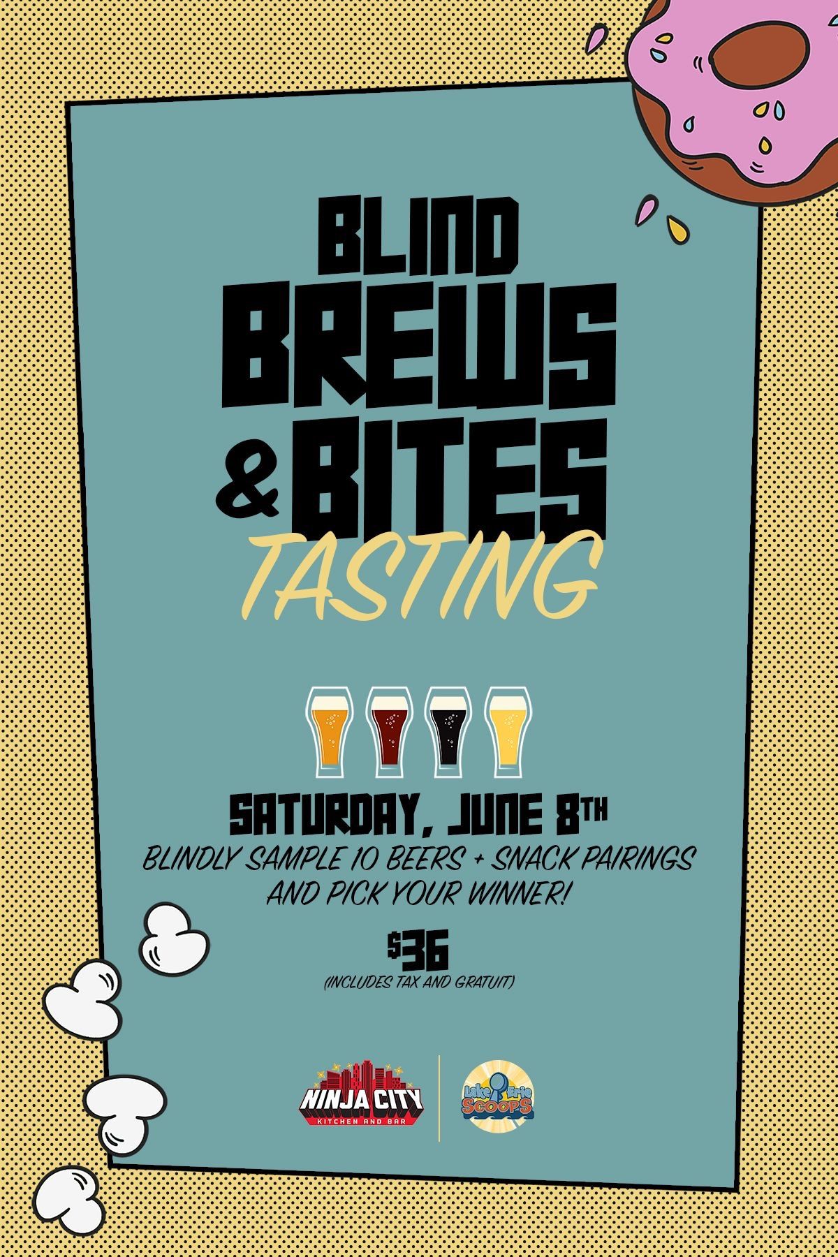 First Annual Brews and Bites Blind Tasting 