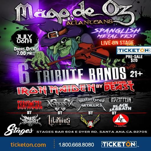 Spanglish Metal Fest: 6 Tribute Bands