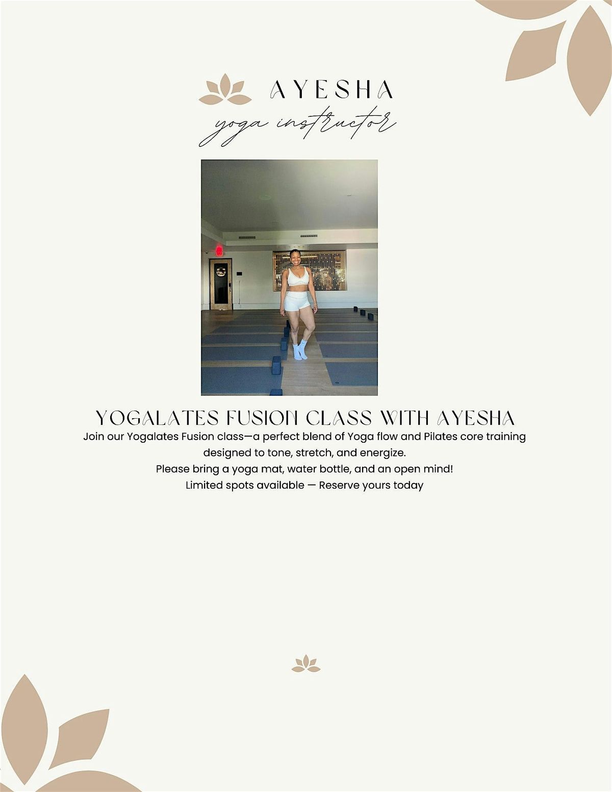 Yoga Pilates Fusion with Ayesha