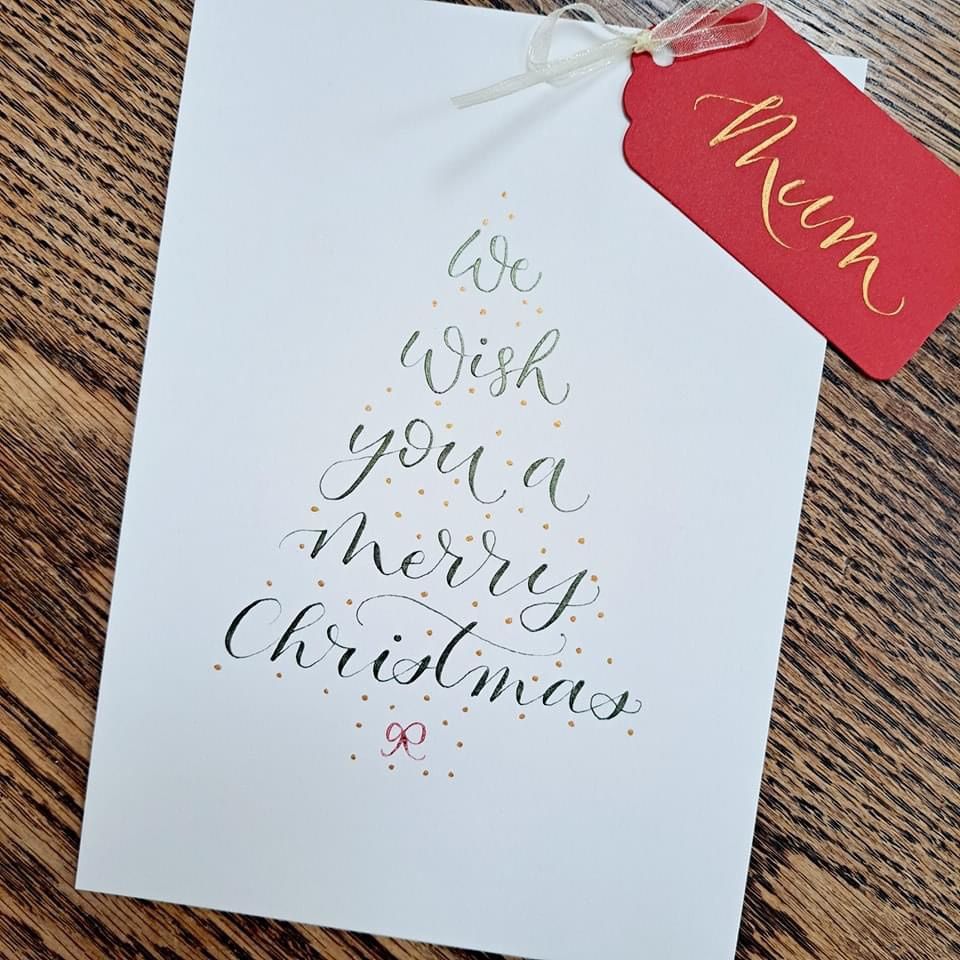 Christmas Themed Calligraphy Workshop 