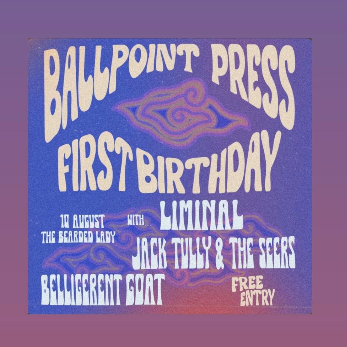 BALLPOINT PRESS 1ST BIRTHDAY