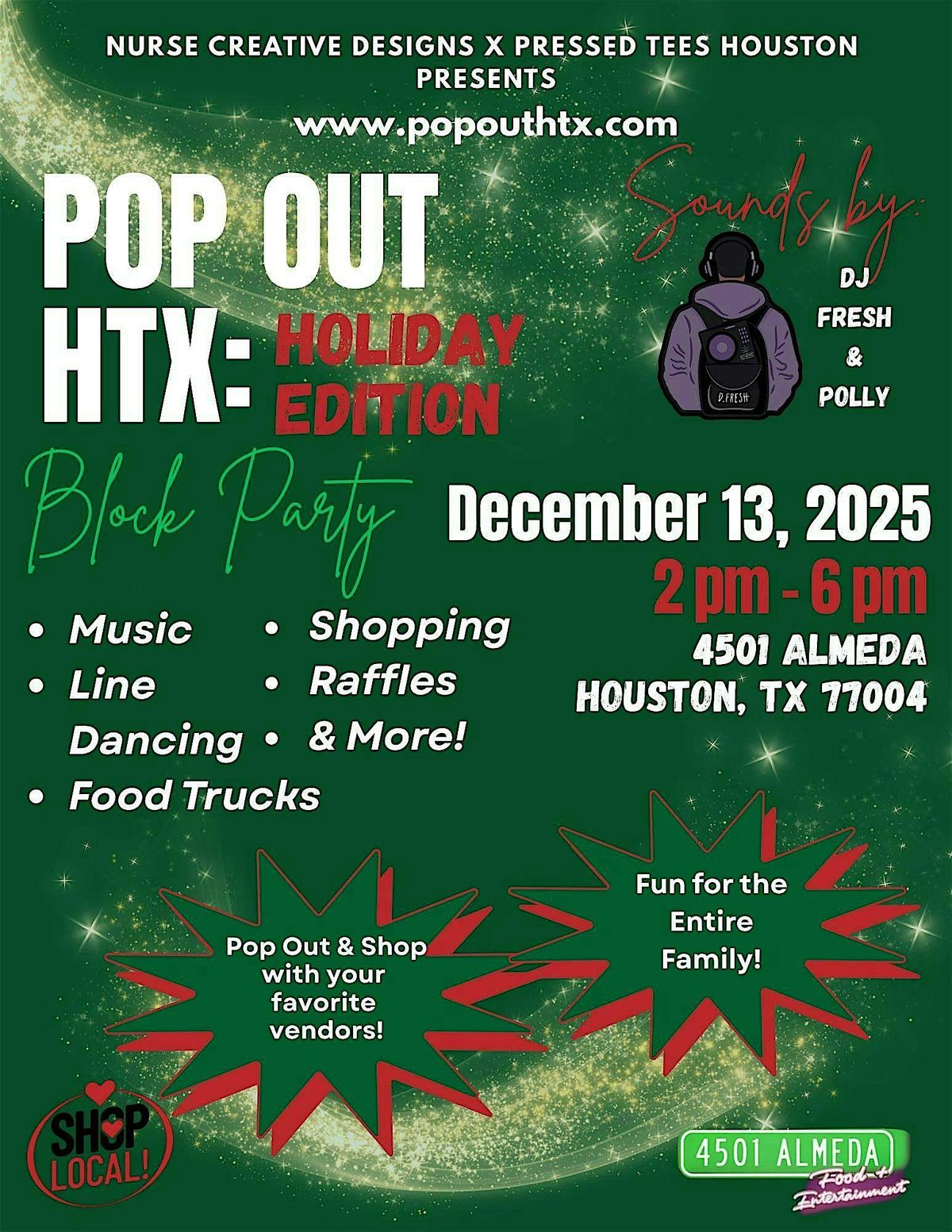 Pop Out HTX: Holiday Edition
