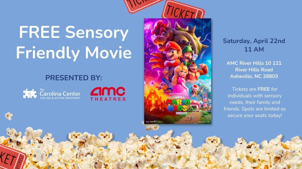 FREE Sensory-Friendly Event: The Super Mario Bros. Movie