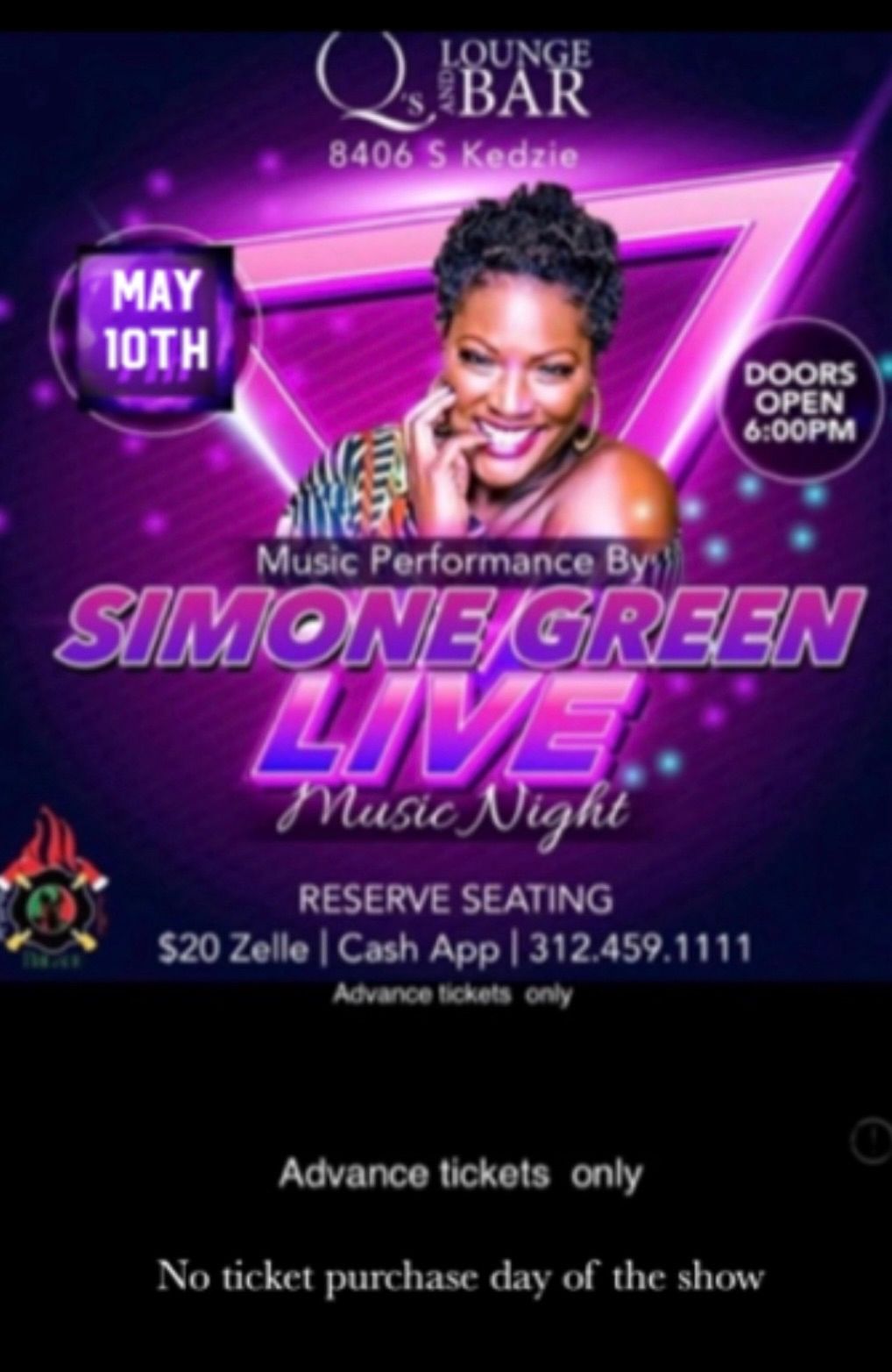 Live Music at Q\u2019s featuring Simone Green