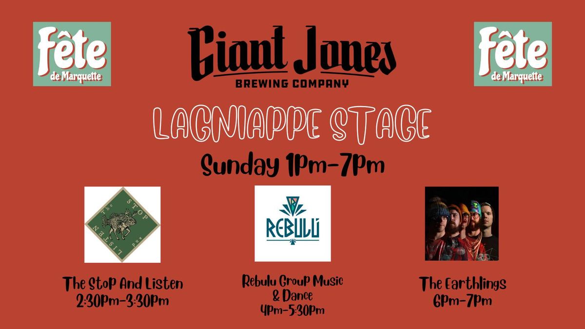 Giant Jones' Lagniappe Stage - Sunday La Fete de Marquette