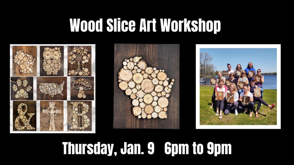 DIY Workshop - Wood Slice Art