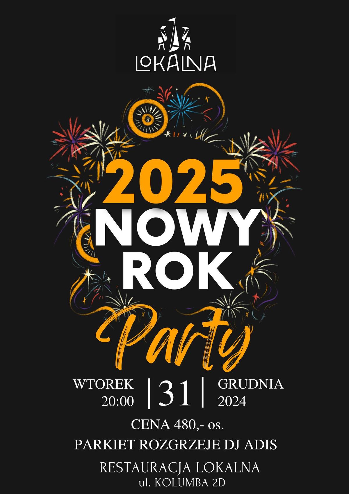 Sylwester 2024 - Szczecin Bal Sylwestrowy w Restauracji Lokalna