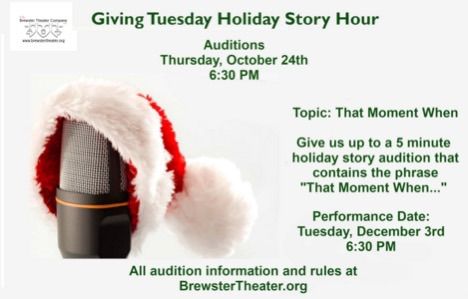 Holiday Story Hour Audition