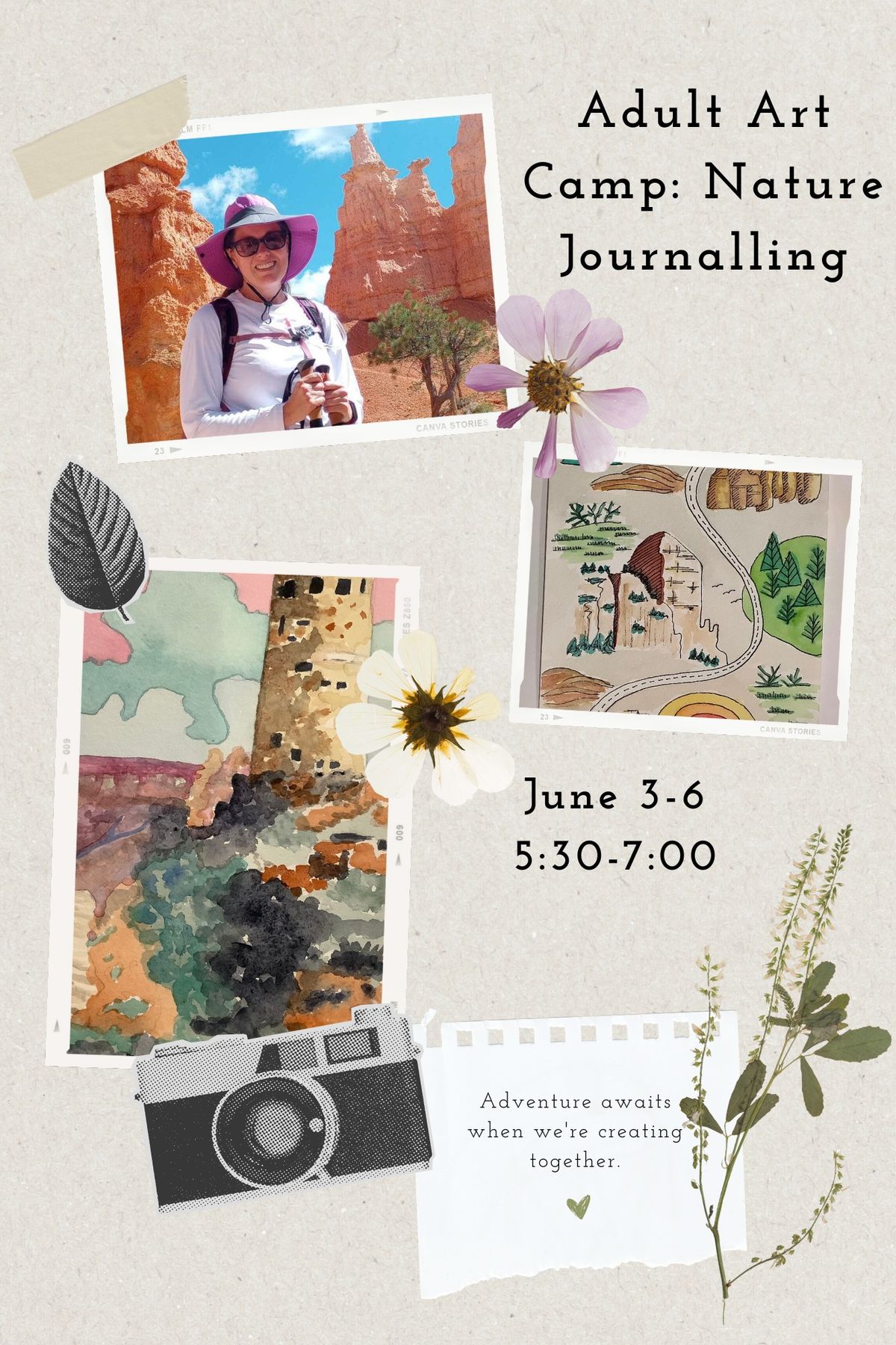 Adult Art Camp: Nature Journaling