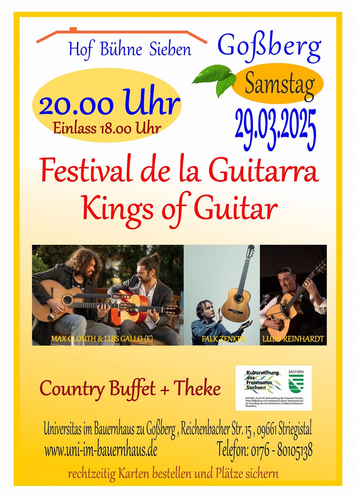 FESTIVAL DE LA GUITARRA Part II: LOUIS GALLO - MAX CLOUTH - LULO REINHARDT - FALK ZENKER