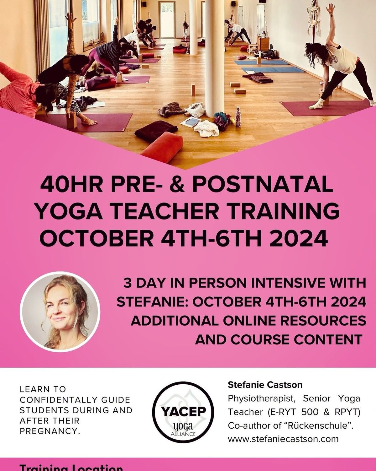 40hr Pre-&Postnatal Yoga TTC