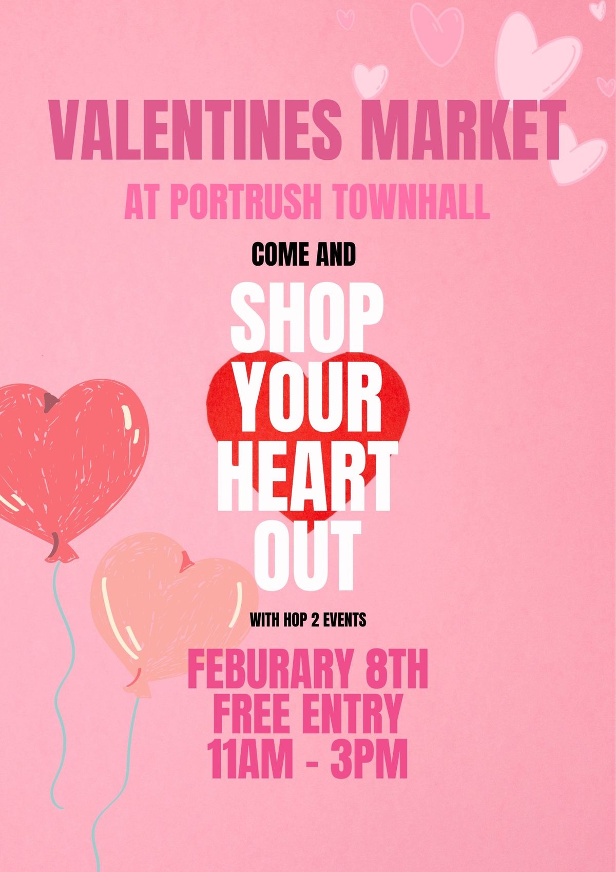 Shop your heart out @ Portrush Town Hall