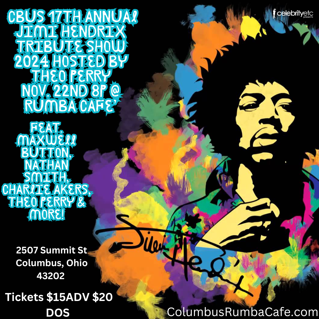 17th Annual Jimi Hendrix Tribute! - Hosted by Theo Perry