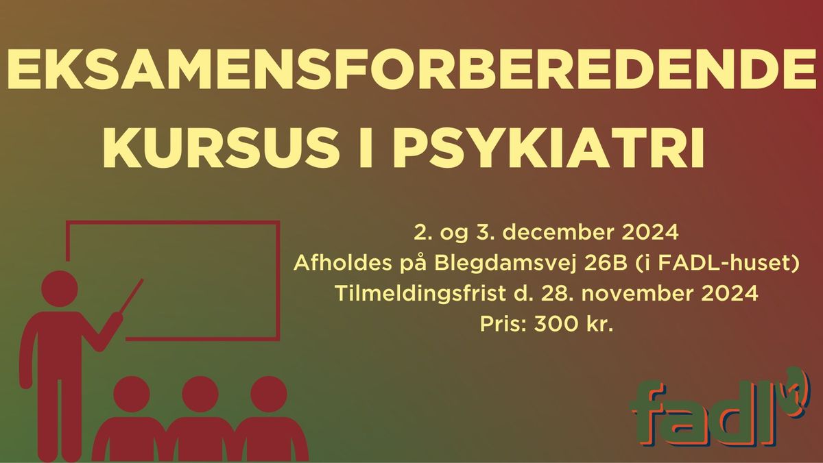 Eksamensforberedende kursus i psykiatri